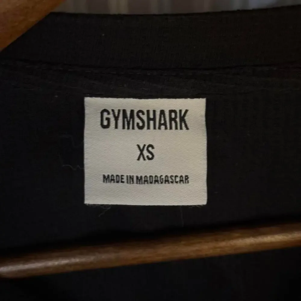 Gymshark Waffle Knit Long Sleeve Top Black Women’s XS Fitted Gym Wear